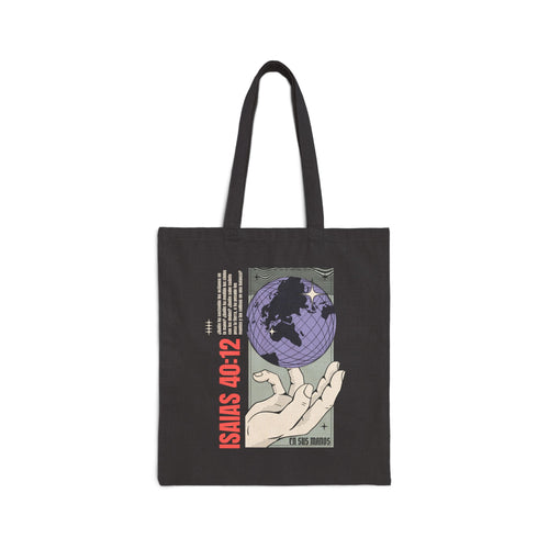 Bolsa “El Mundo Está en Sus Manos” - Faith Merch Store
