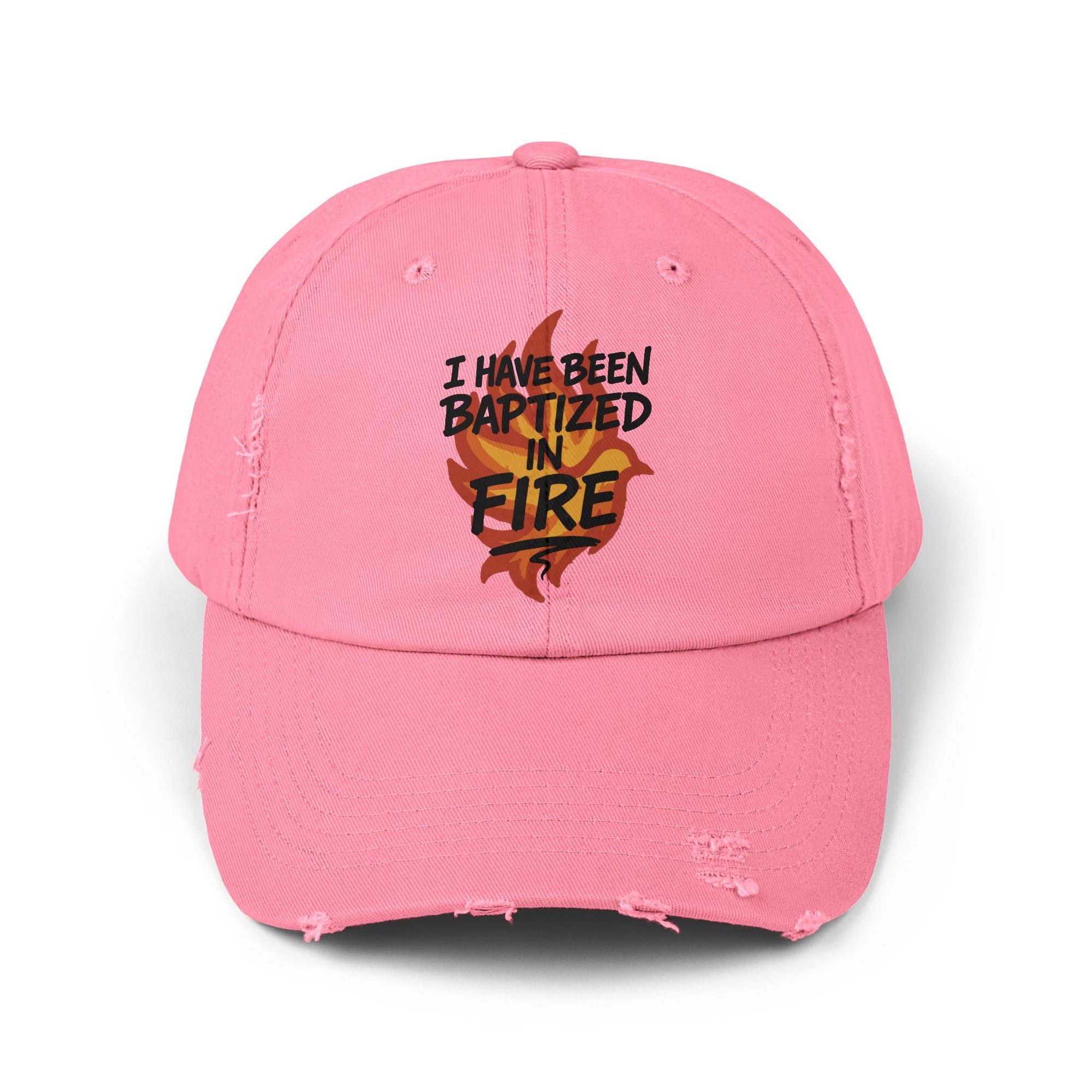 Cap “Baptized in Fire” – English - Faith Merch Store