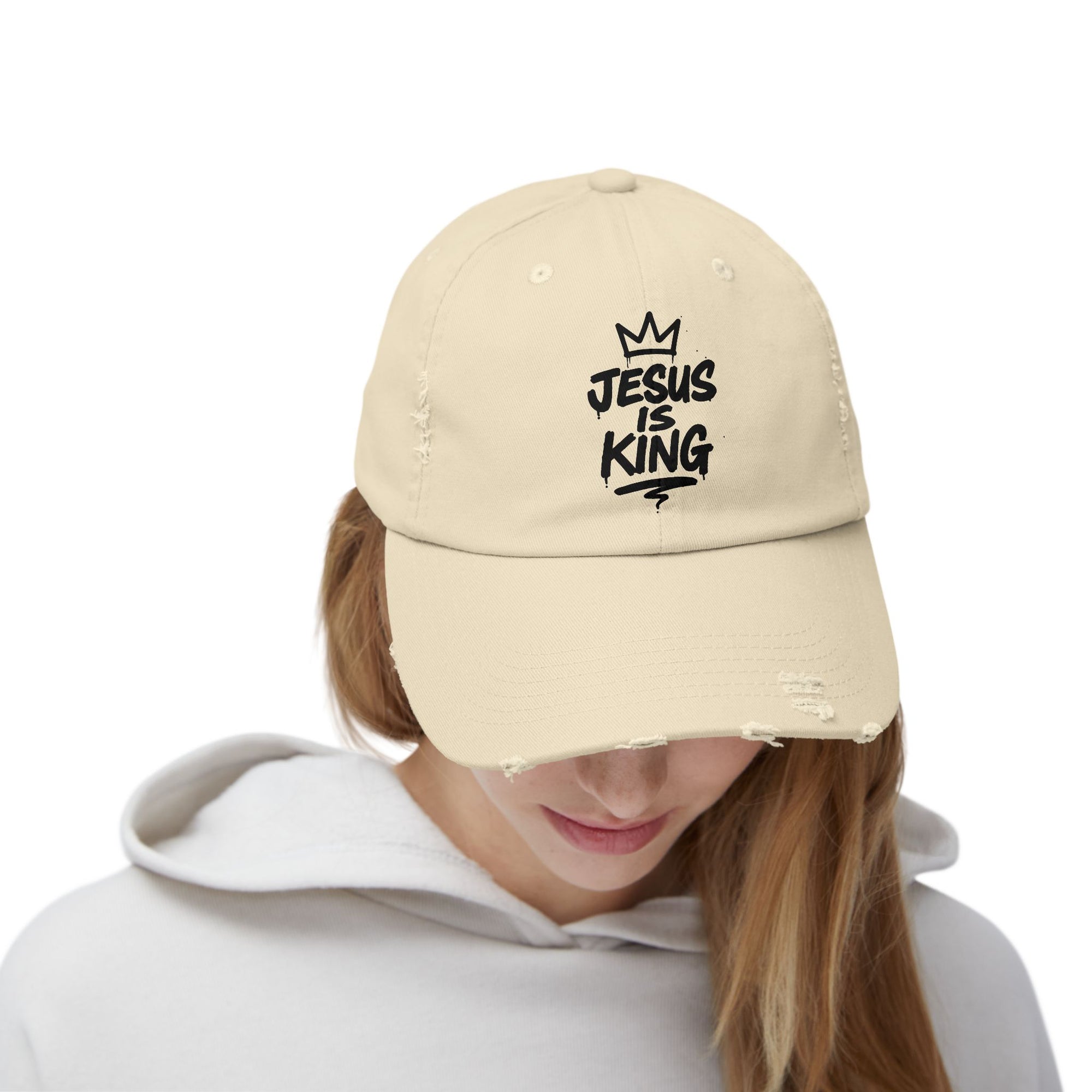 Cap “Jesus Is King” – English - Faith Merch Store