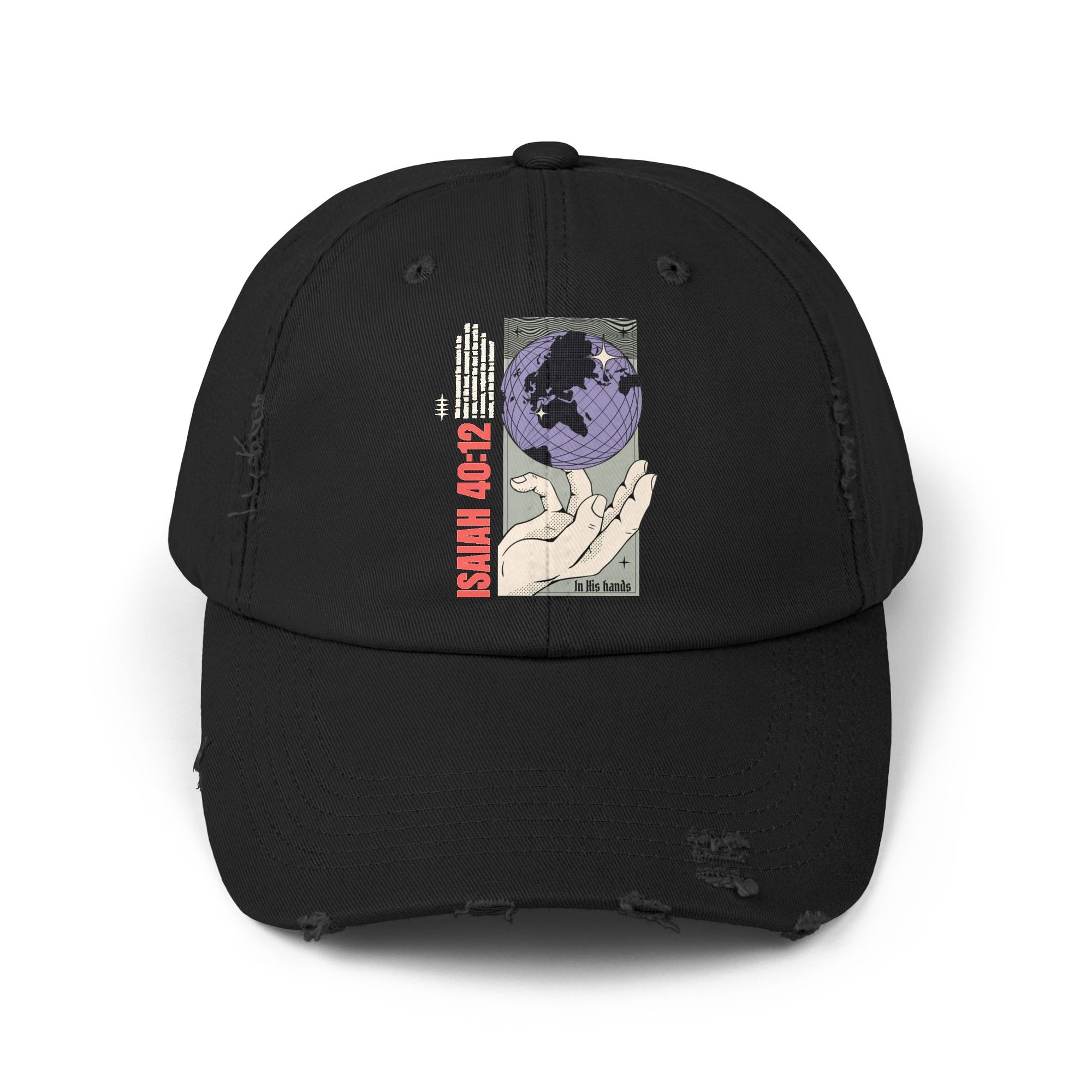 Cap “The World Is in His Hands” – English - Faith Merch Store