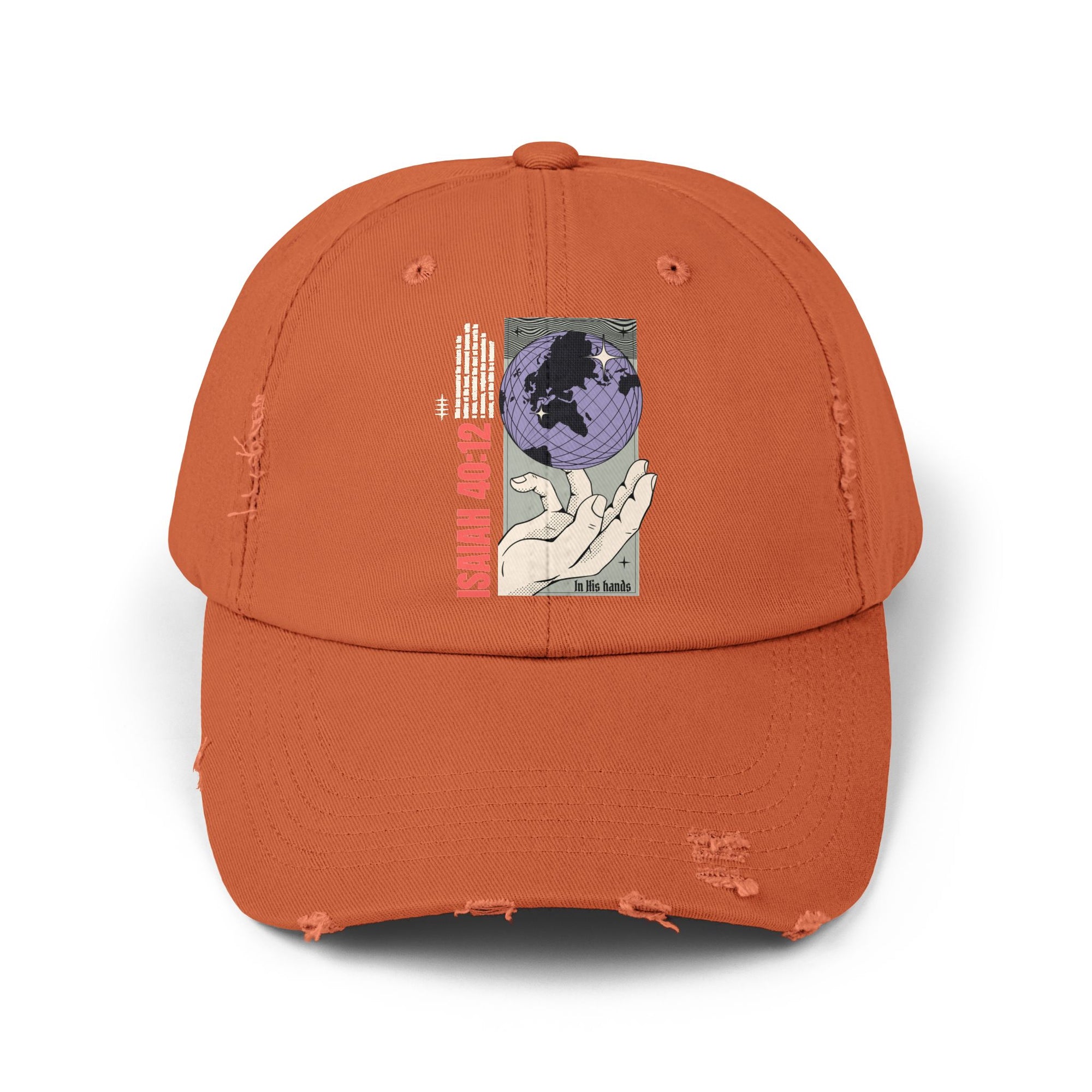 Cap “The World Is in His Hands” – English - Faith Merch Store