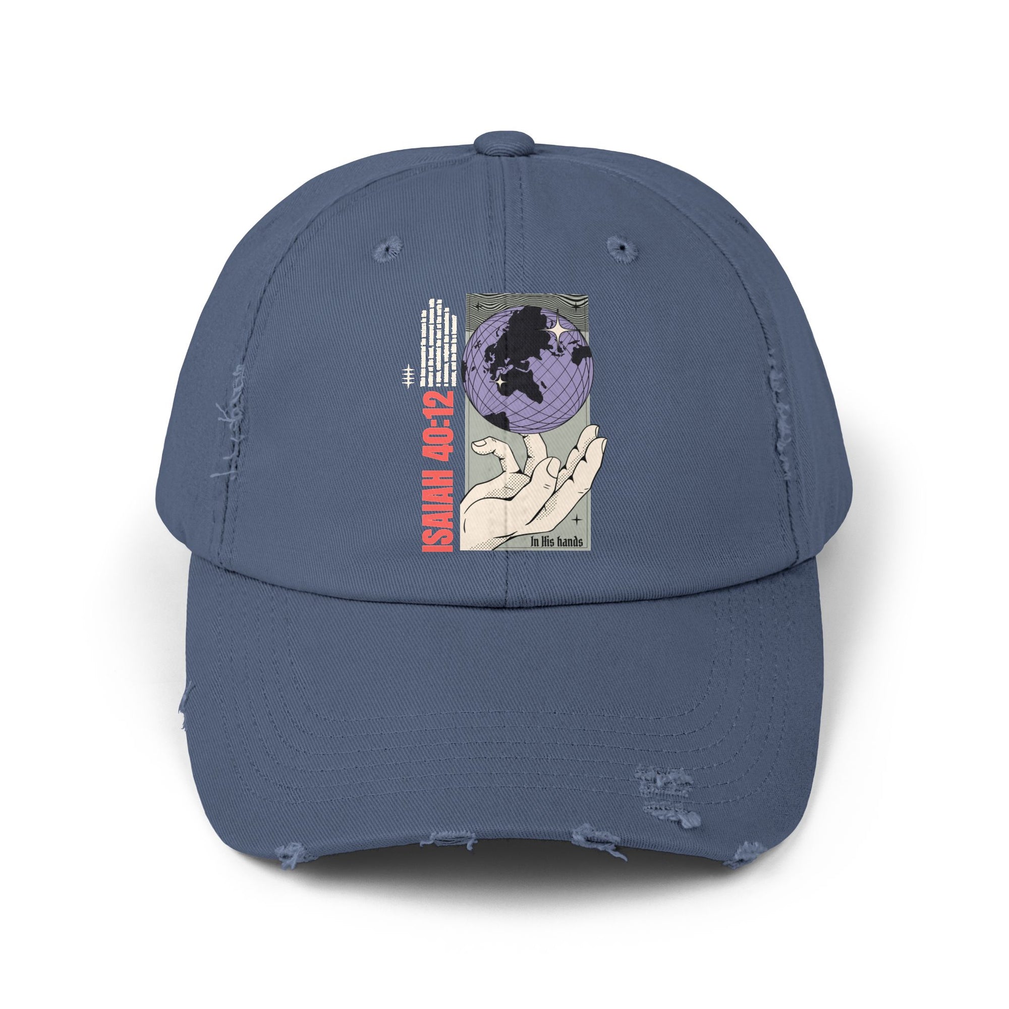 Cap “The World Is in His Hands” – English - Faith Merch Store