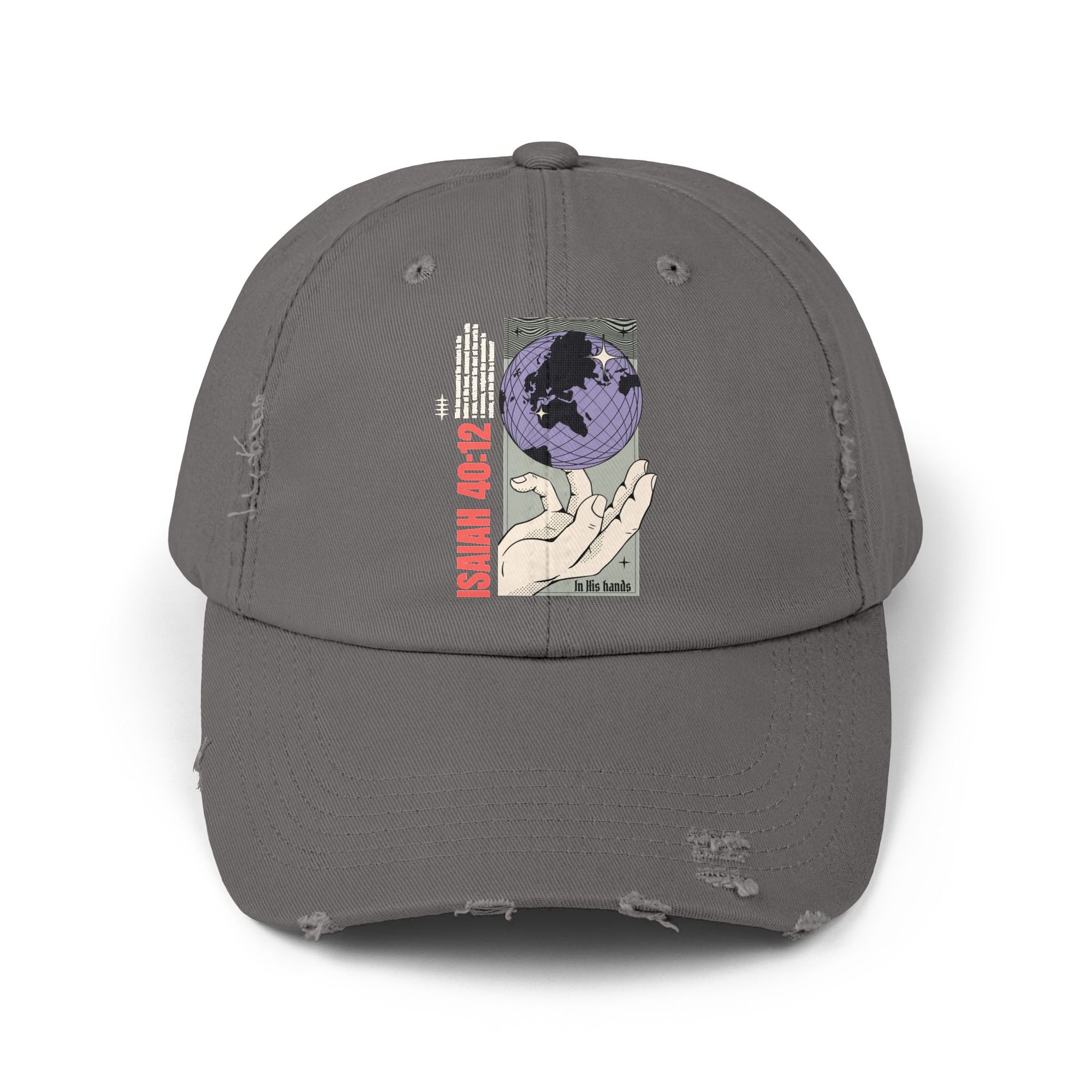 Cap “The World Is in His Hands” – English - Faith Merch Store