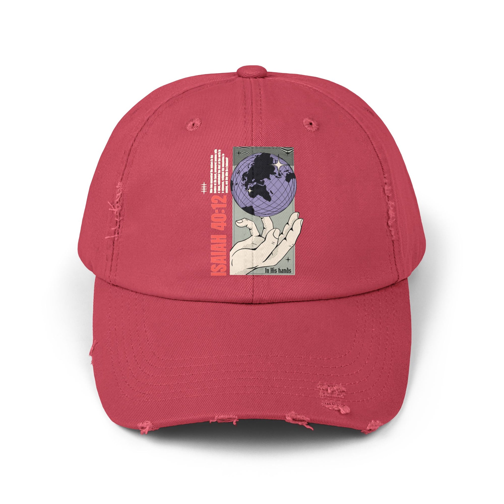 Cap “The World Is in His Hands” – English - Faith Merch Store
