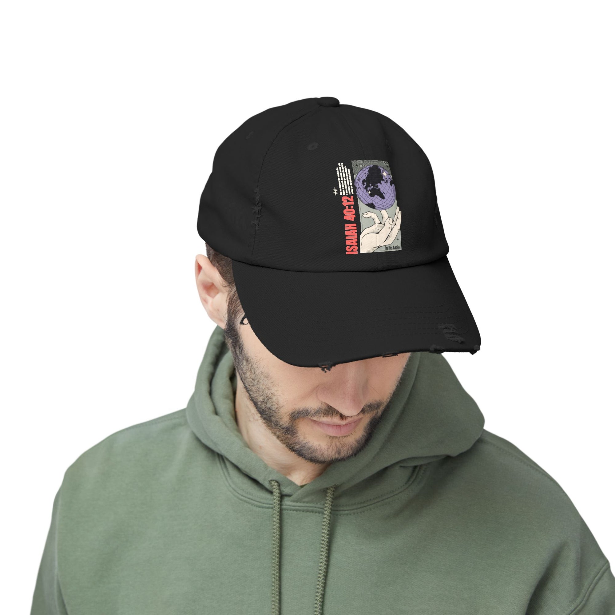 Cap “The World Is in His Hands” – English - Faith Merch Store