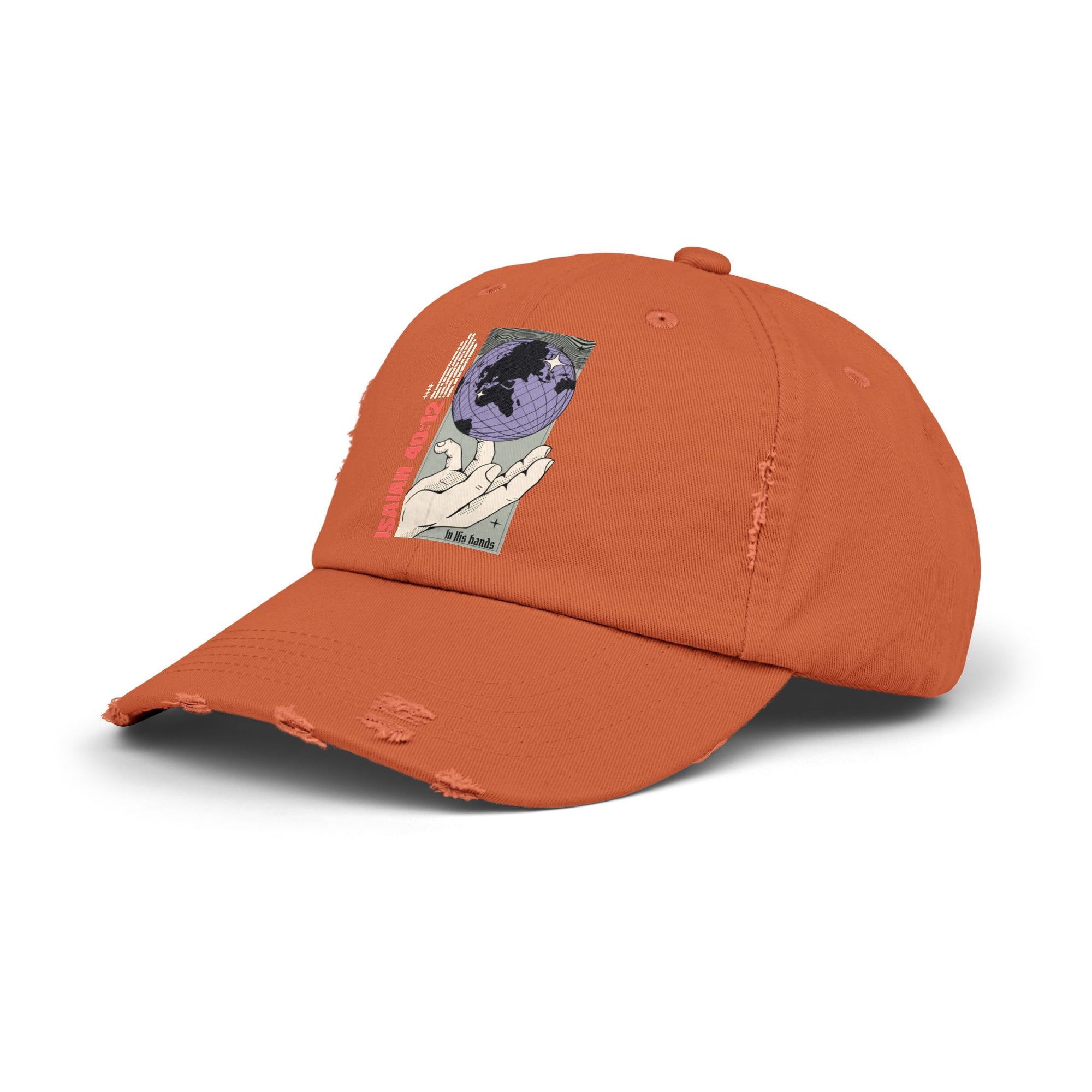 Cap “The World Is in His Hands” – English - Faith Merch Store