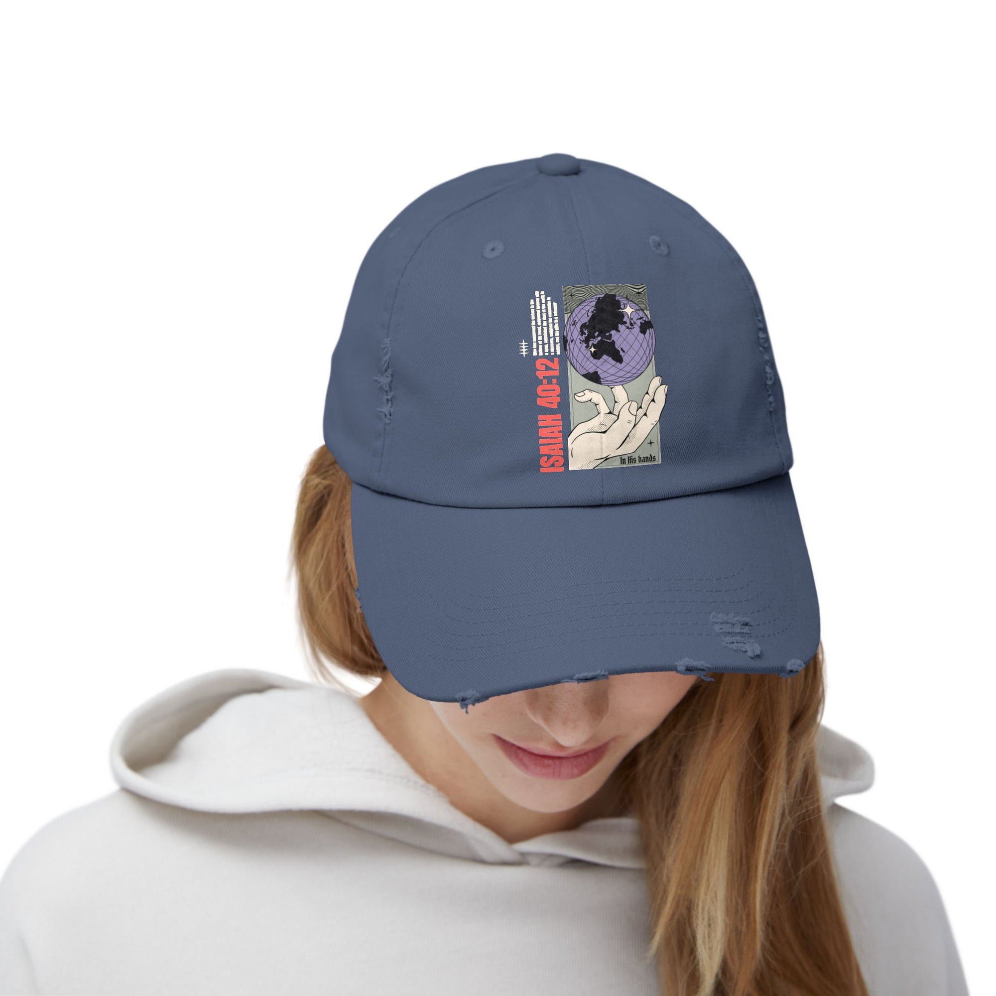Cap “The World Is in His Hands” – English - Faith Merch Store