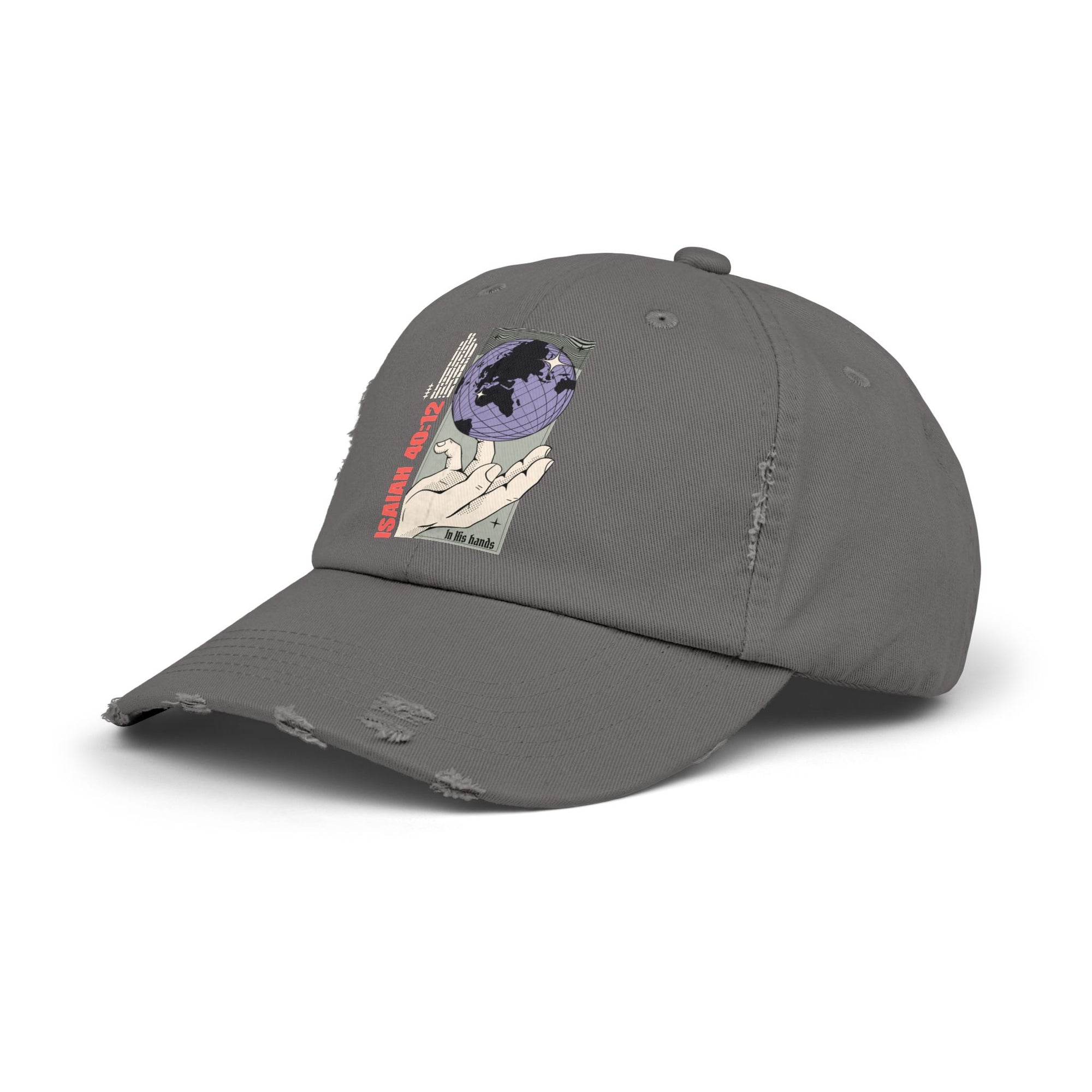 Cap “The World Is in His Hands” – English - Faith Merch Store