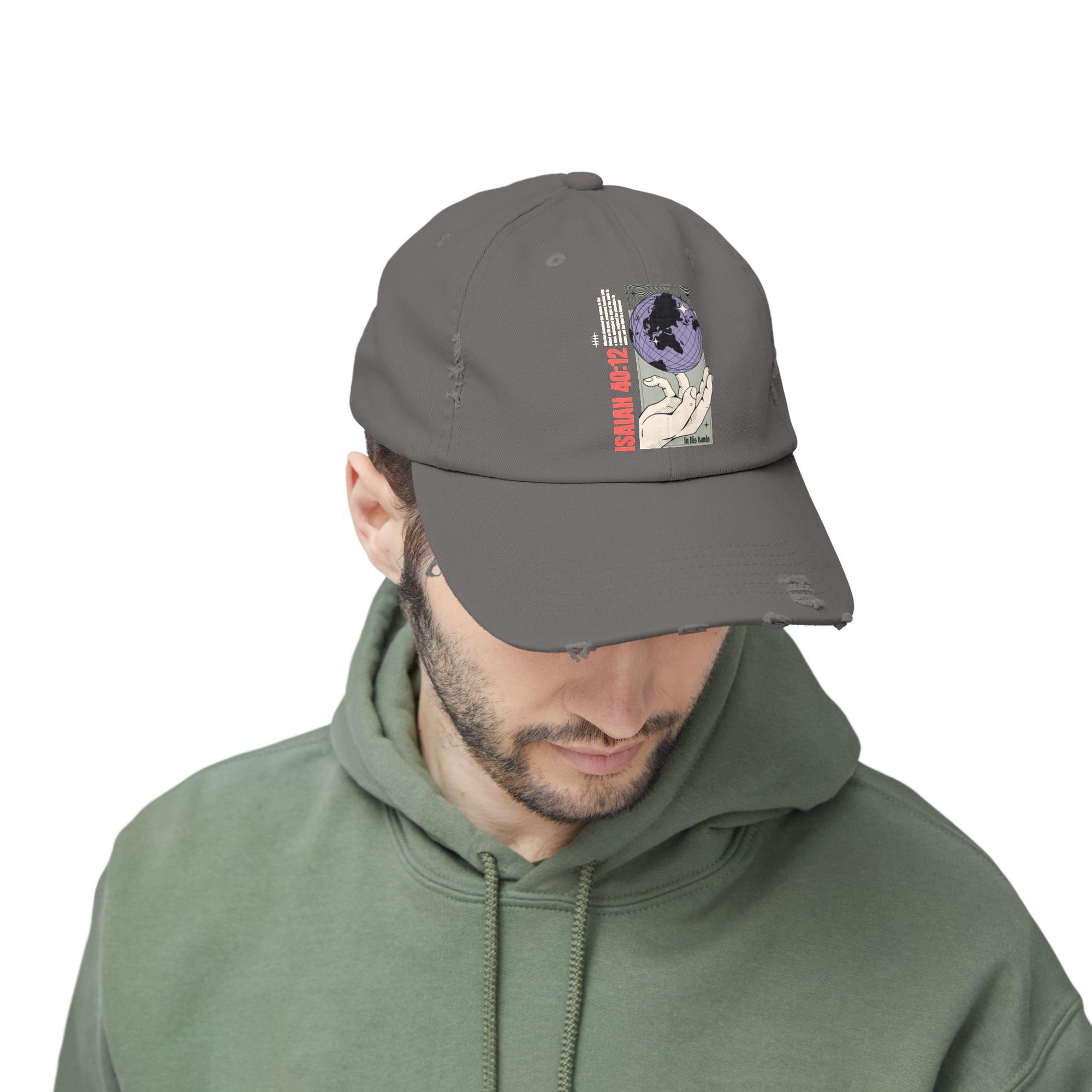 Cap “The World Is in His Hands” – English - Faith Merch Store