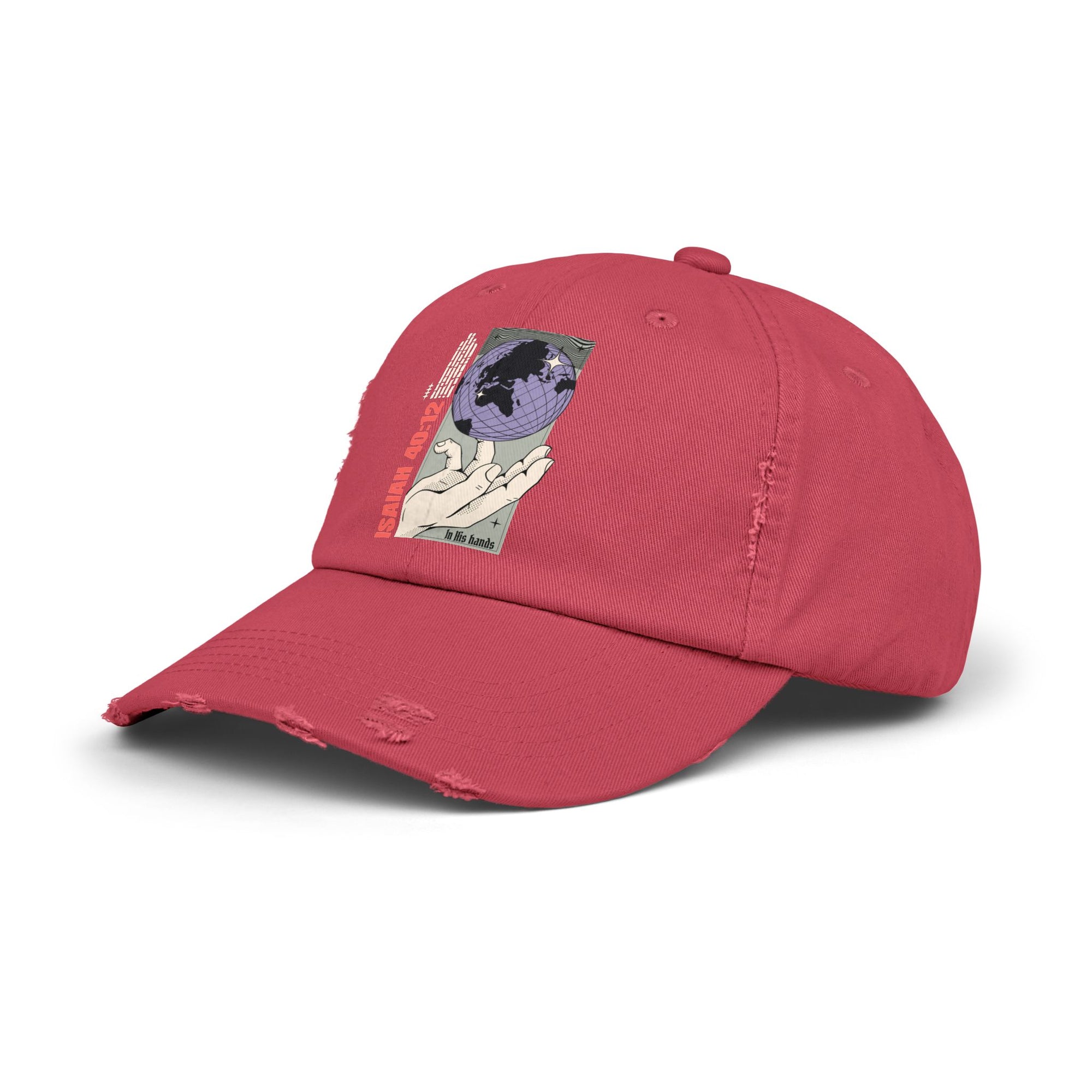 Cap “The World Is in His Hands” – English - Faith Merch Store