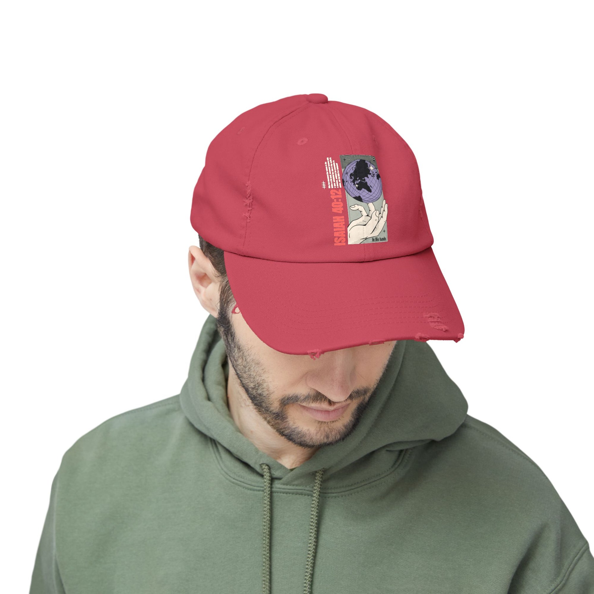 Cap “The World Is in His Hands” – English - Faith Merch Store