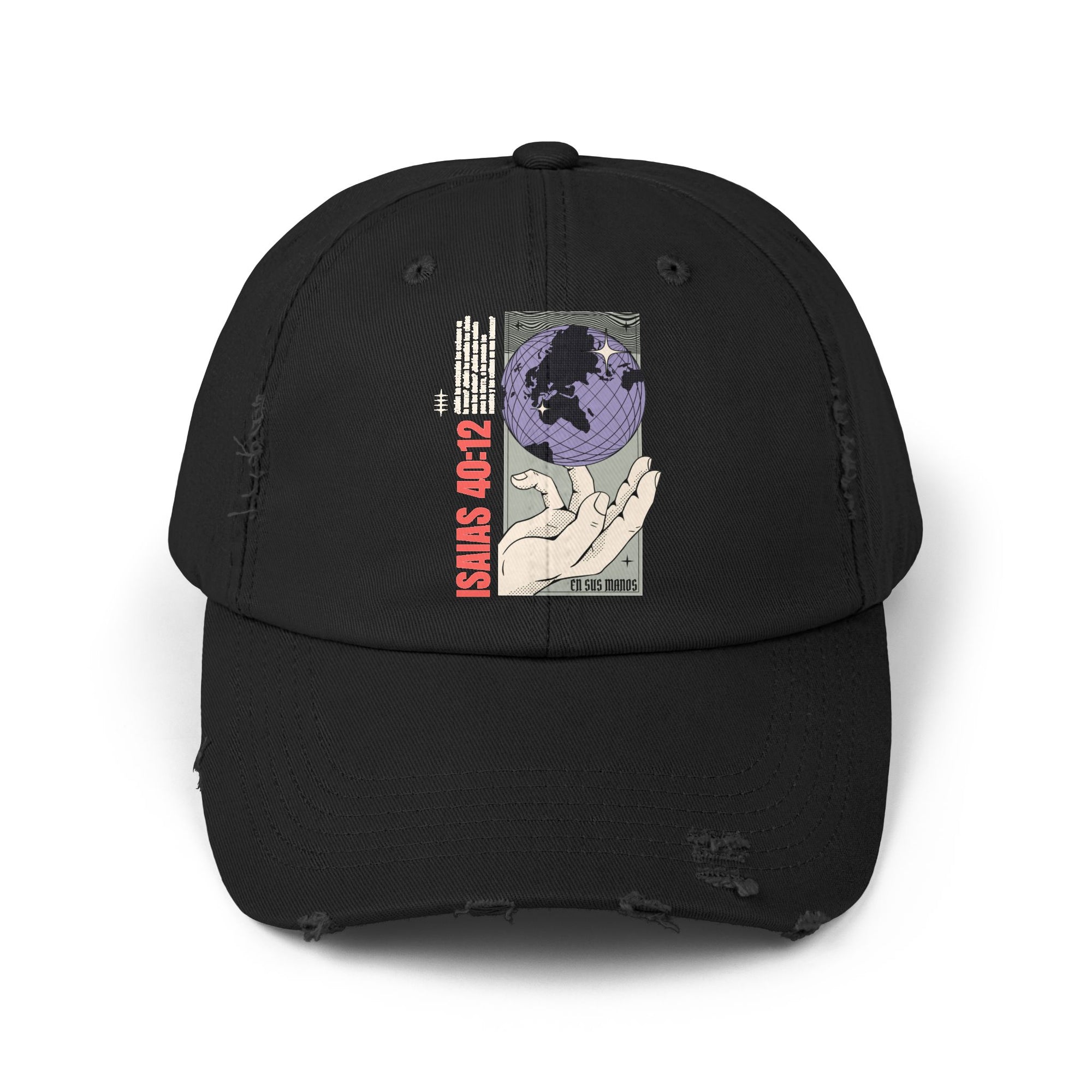 Gorra “El Mundo Está en Sus Manos” - Faith Merch Store