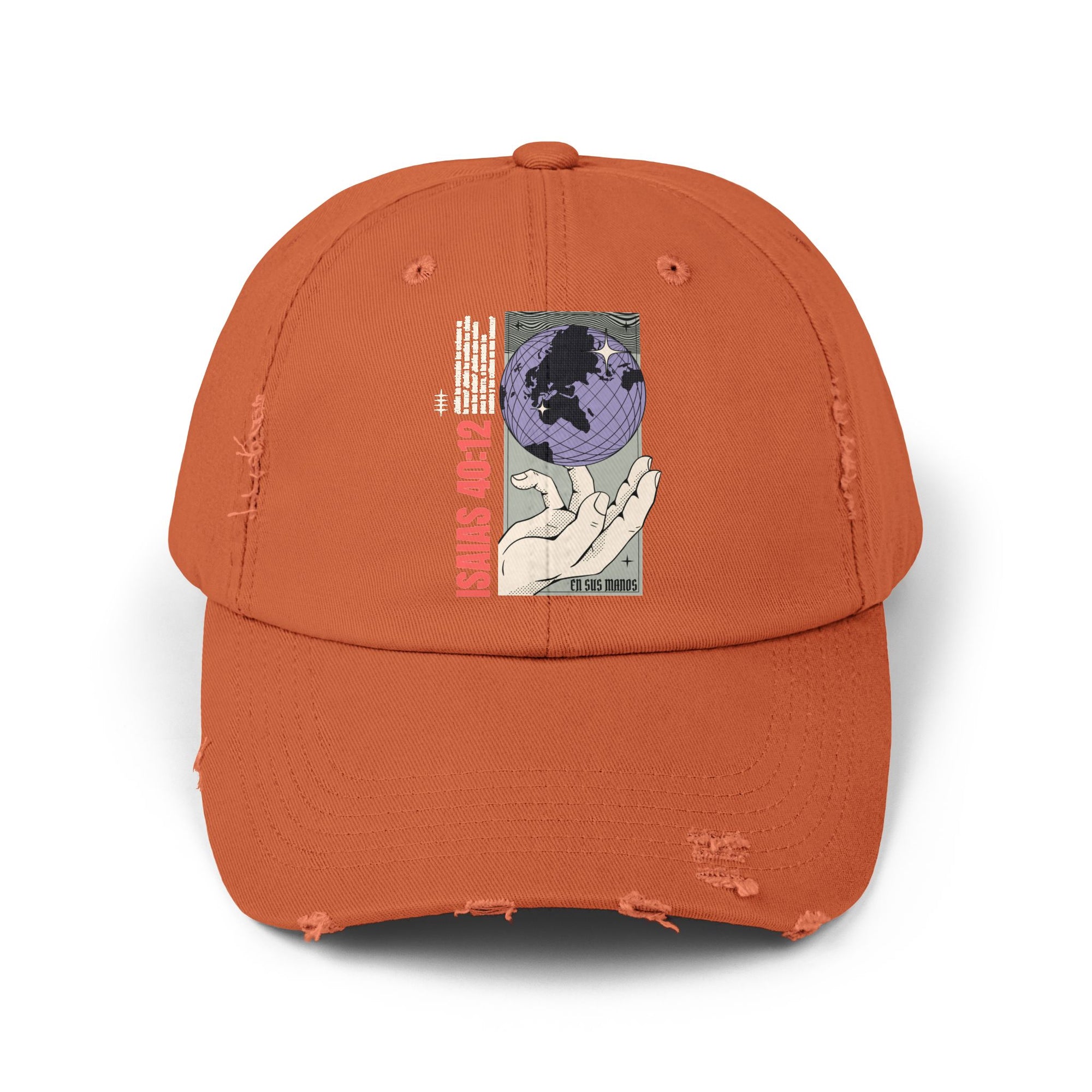 Gorra “El Mundo Está en Sus Manos” - Faith Merch Store