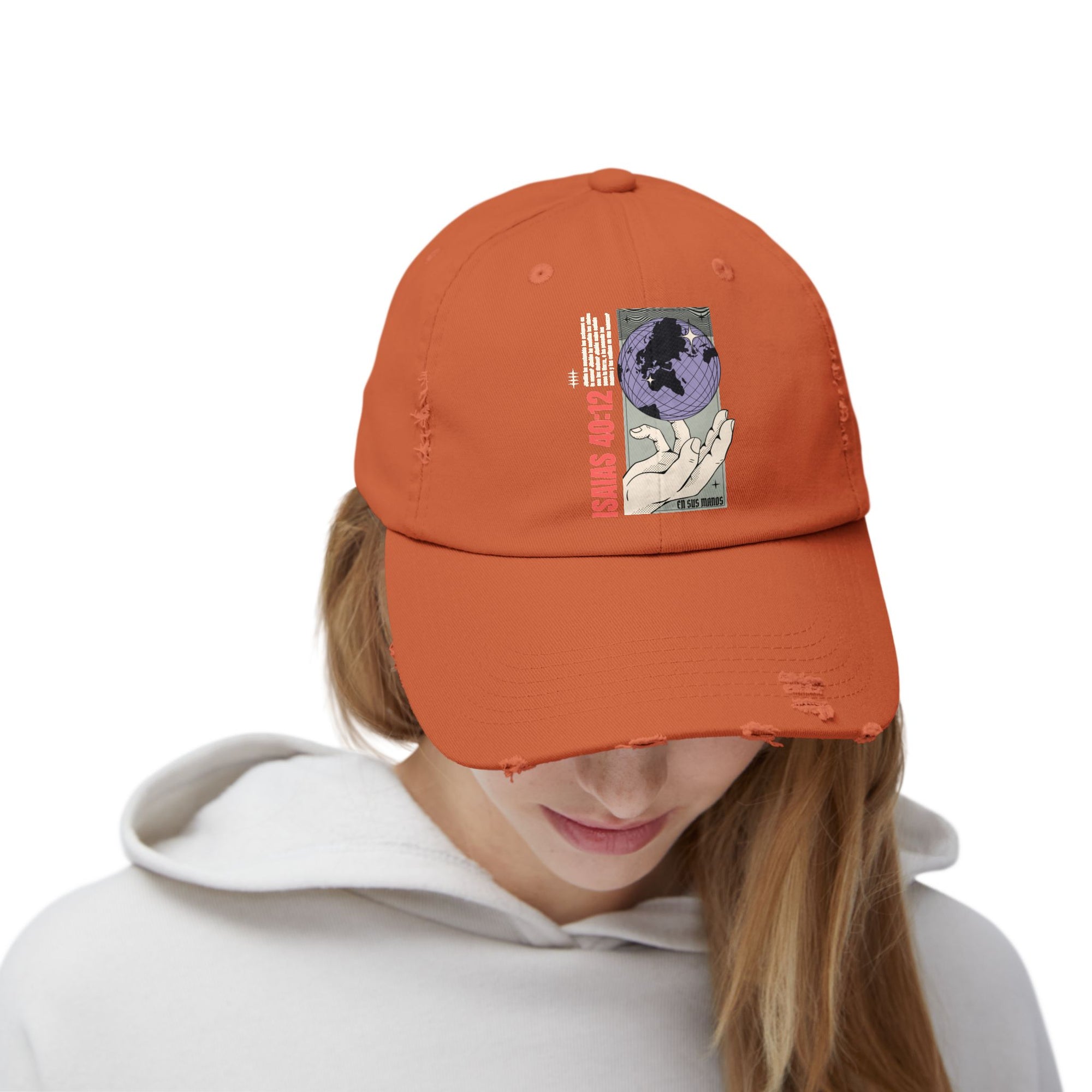 Gorra “El Mundo Está en Sus Manos” - Faith Merch Store