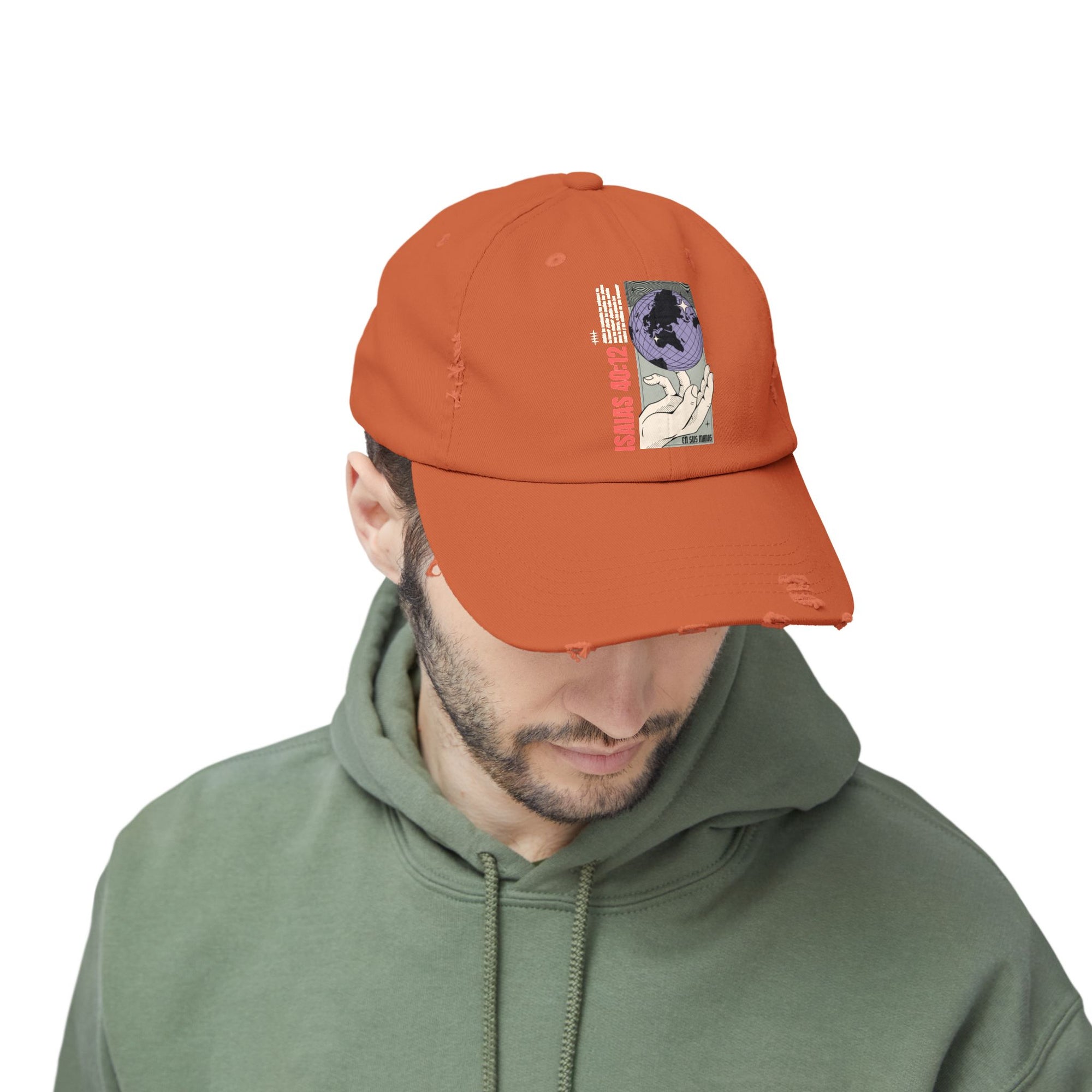 Gorra “El Mundo Está en Sus Manos” - Faith Merch Store