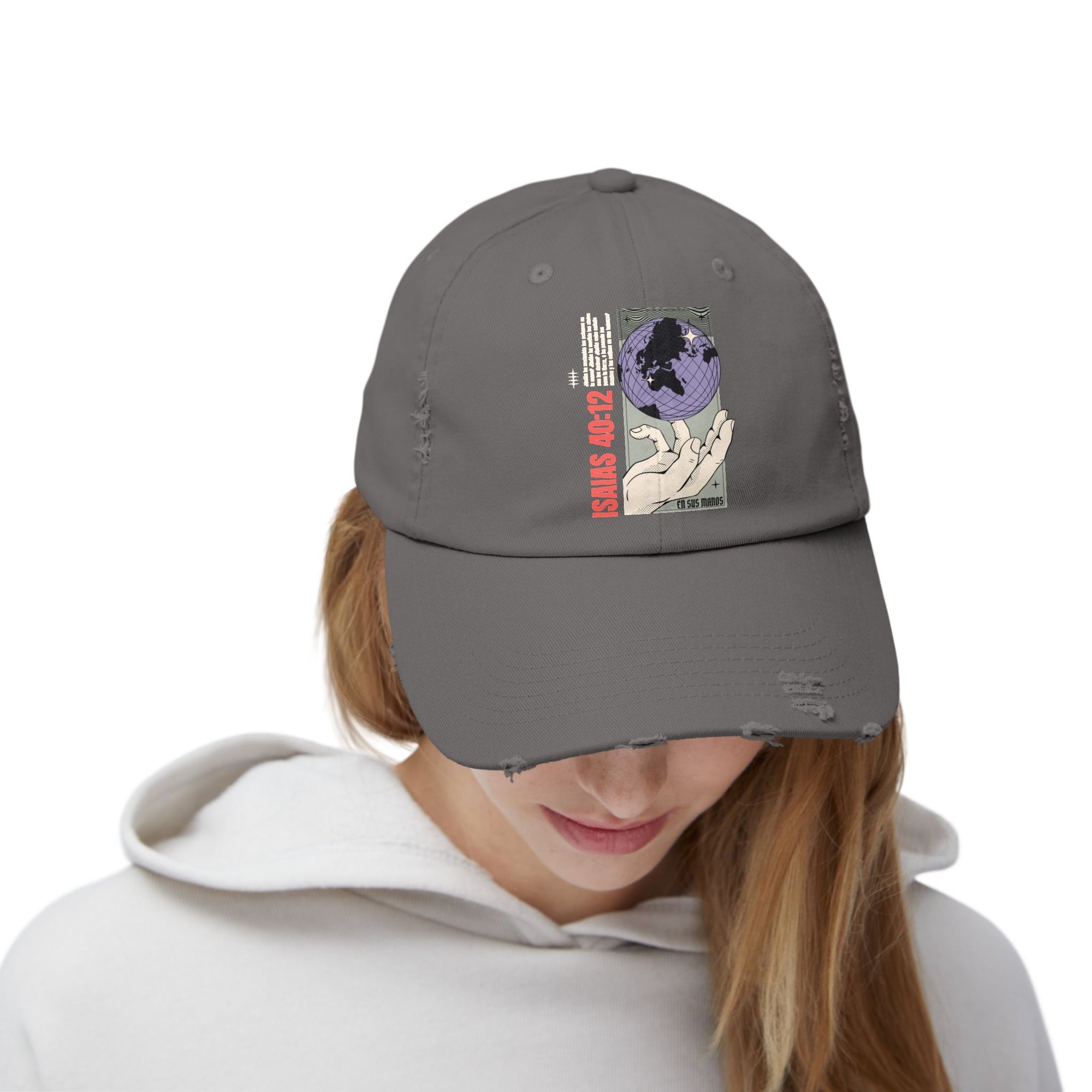 Gorra “El Mundo Está en Sus Manos” - Faith Merch Store