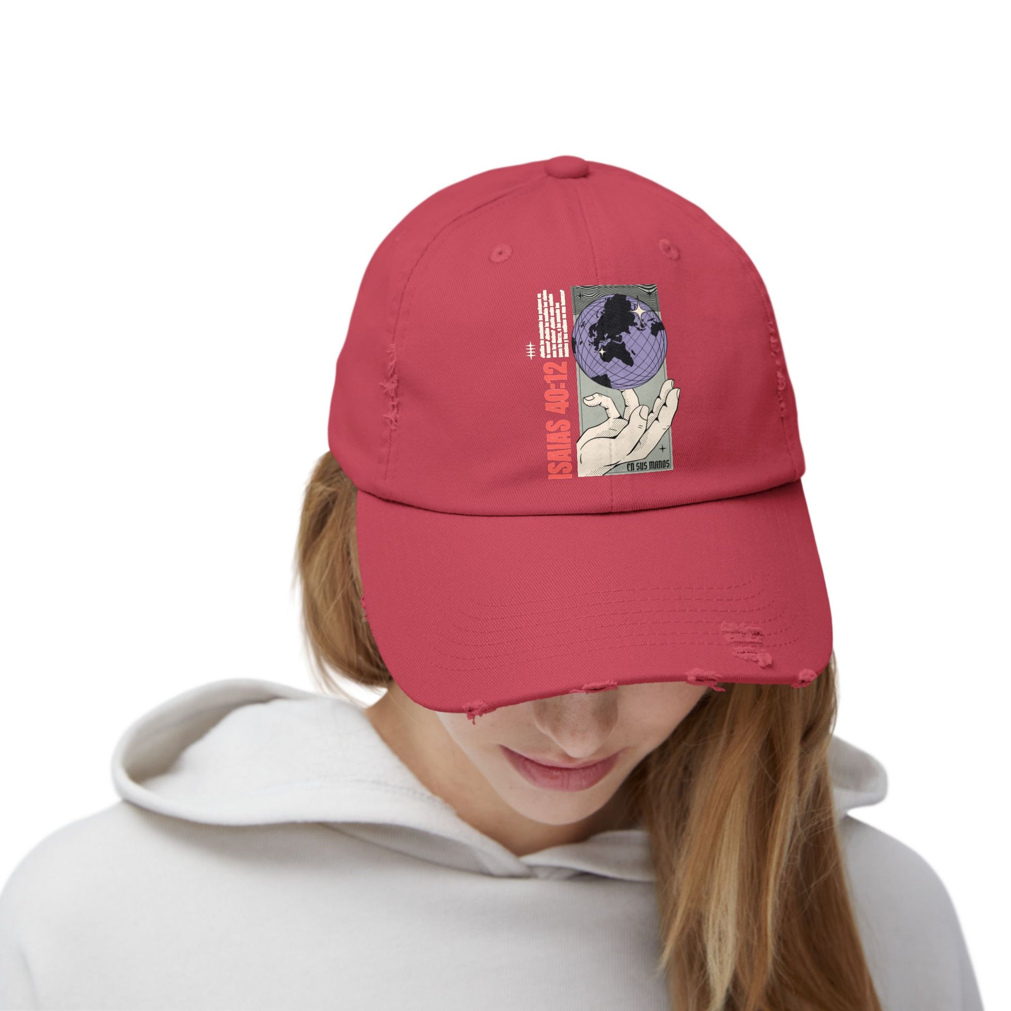 Gorra “El Mundo Está en Sus Manos” - Faith Merch Store